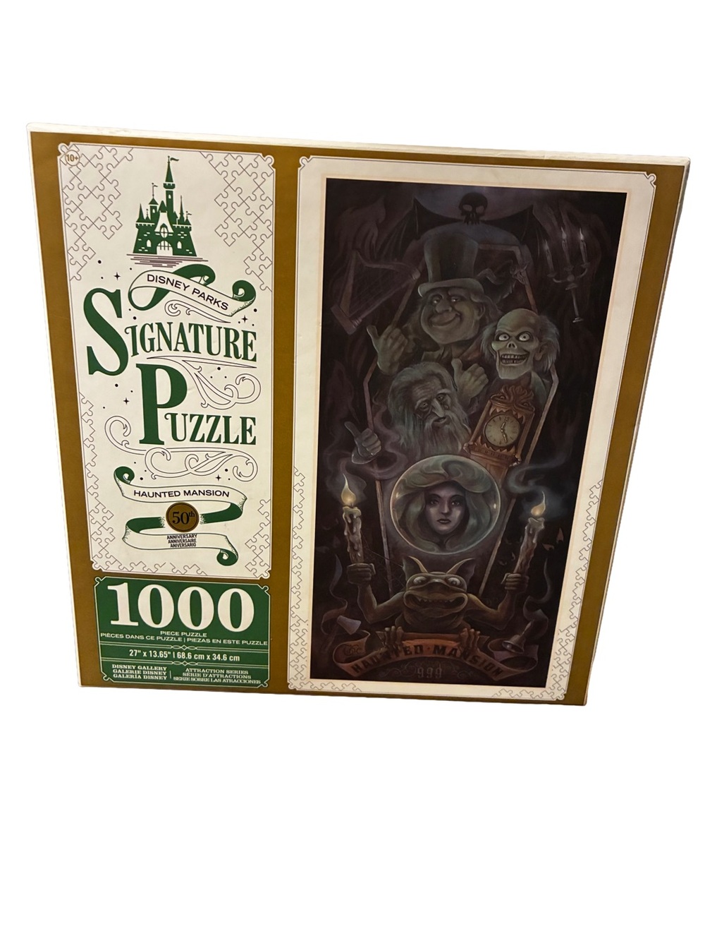 Disney Parks Haunted Mansion 50th Anniversary Puzzle 1000 Pc